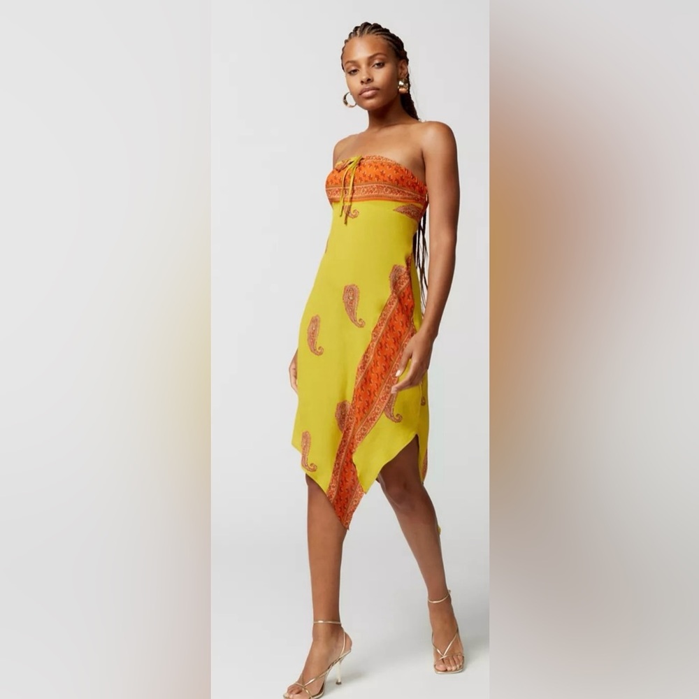 COPY - Urban Outfitters Ecote Strapless Midi Dress